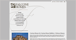 Desktop Screenshot of falconehomes.com